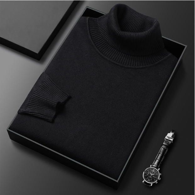 ✨New Arrival✨Men's Solid Color Premium Cashmere Sweater-buy 2 free shipping-1
