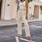 🍁Autumn New Releases🍁Women’s Solid Color Casual 3-Piece Set-1