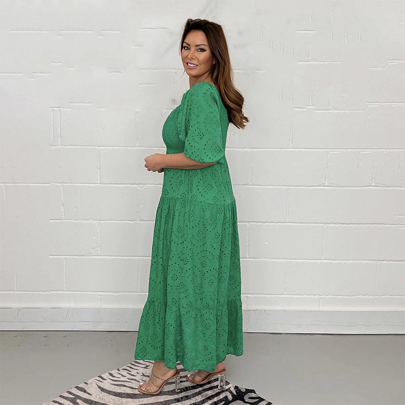 🌷Limited Time 42% OFF💞Women's Comfortable Relaxed Solid-color Dress-5