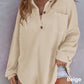✨New Arrival✨Women’s Loose Solid Color Waffle Knit Shirt-12