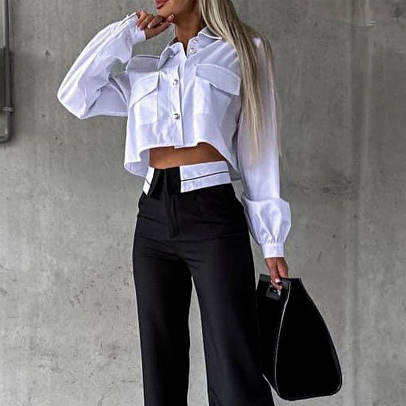 🎅Christmas Up to 50% off🎄Premium Women's Shirts (Two Piece Set)-9