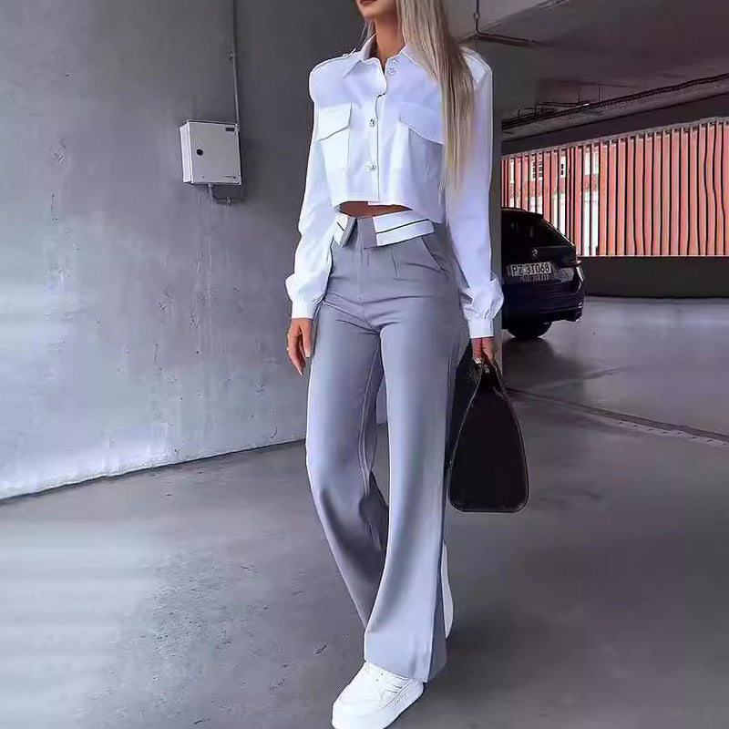 🎅Christmas Up to 50% off🎄Premium Women's Shirts (Two Piece Set)-12