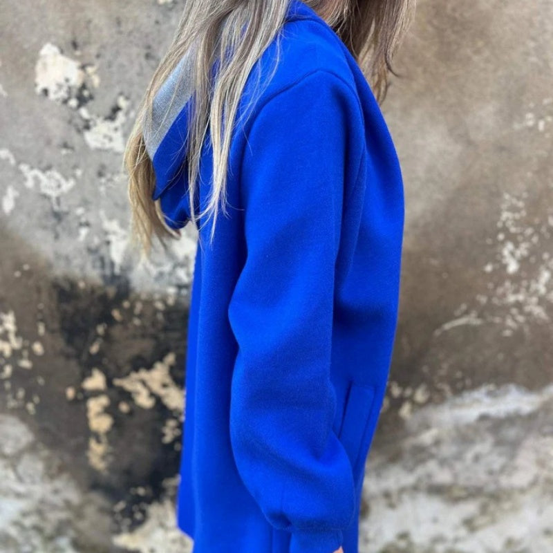 🌷Limited Time 43% OFF💞Women's Solid Zipper Hooded Coat with Pockets-3