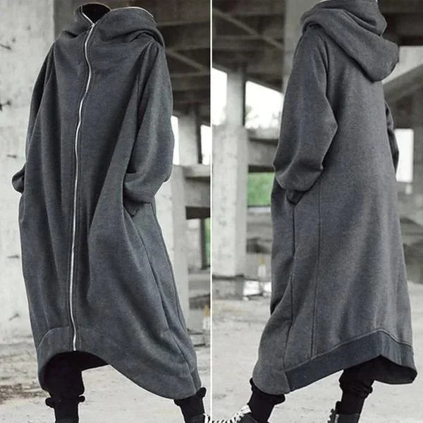✨New Arrival✨💥Unisex long-sleeve nazgul long coat with hood-6