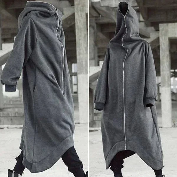 ✨New Arrival✨💥Unisex long-sleeve nazgul long coat with hood-7