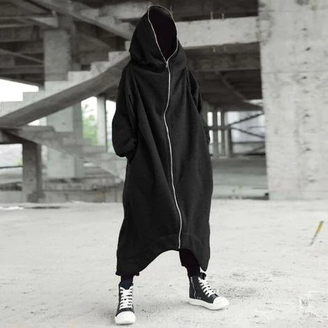 ✨New Arrival✨💥Unisex long-sleeve nazgul long coat with hood-10