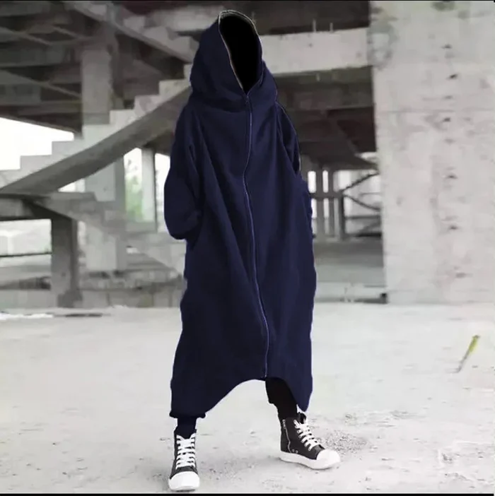 ✨New Arrival✨💥Unisex long-sleeve nazgul long coat with hood-12