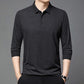 ✨New Arrival✨-Men’s Elegant Casual 3-button Lapel Collar Long-sleeve T-shirt-2