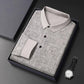 ✨New Arrival✨-Men’s Elegant Casual 3-button Lapel Collar Long-sleeve T-shirt-14