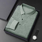 ✨New Arrival✨-Men’s Elegant Casual 3-button Lapel Collar Long-sleeve T-shirt-15