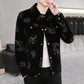 ✨New Arrival✨Men's Print Lapel Button Down Jacket-3