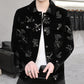 ✨New Arrival✨Men's Print Lapel Button Down Jacket-5