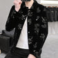 ✨New Arrival✨Men's Print Lapel Button Down Jacket-11