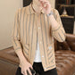 ✨New Arrival✨Men's Casual Striped Knitted Lapel Jacket-11