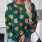 ✨New Arrival✨Women's Casual Knit Sweater with Maple Leaf Pattern-4