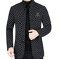 Men’s Trendy Checkered Warm Jacket with Pockets-1