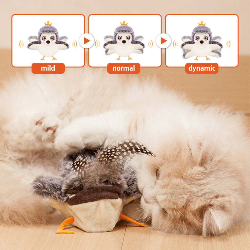 🔥HOT Sale🔥Cute Flapping Wings Electric Teasing Cat Toy-5
