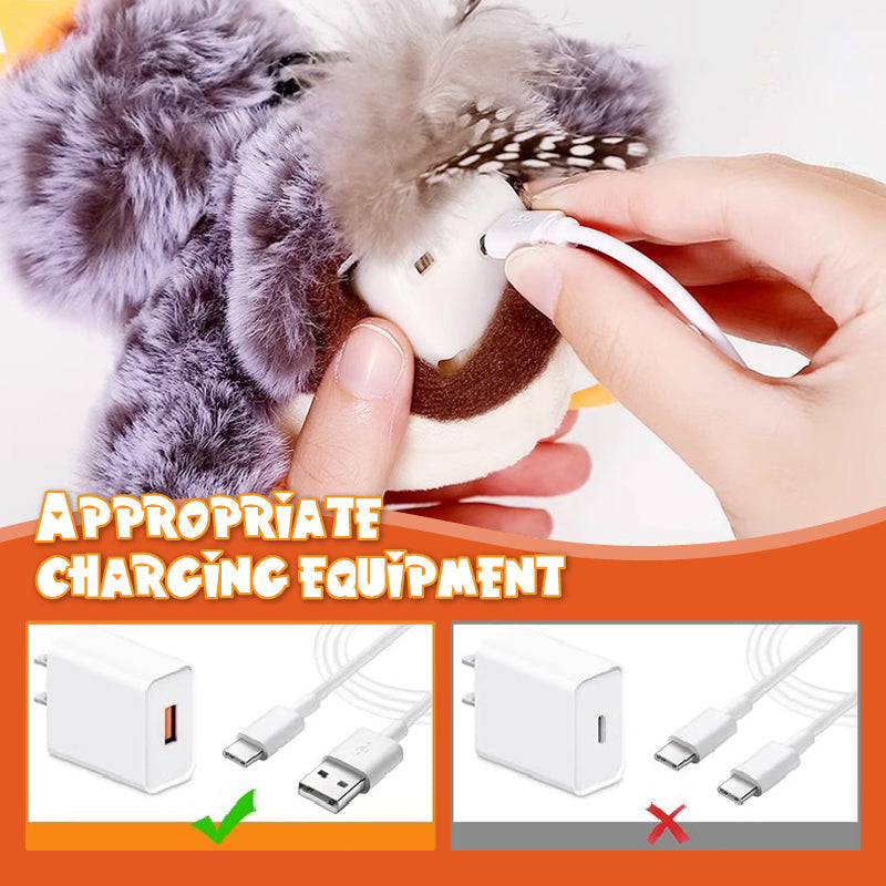 🔥HOT Sale🔥Cute Flapping Wings Electric Teasing Cat Toy-8