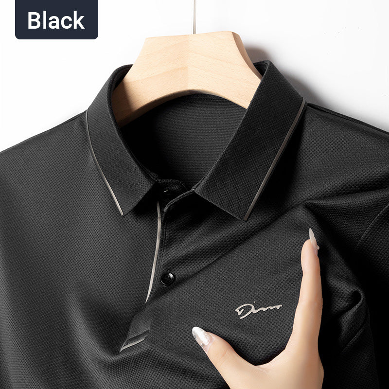 ✨New Arrival✨Men's Ice Silk Business Casual Lapel Shirt-10