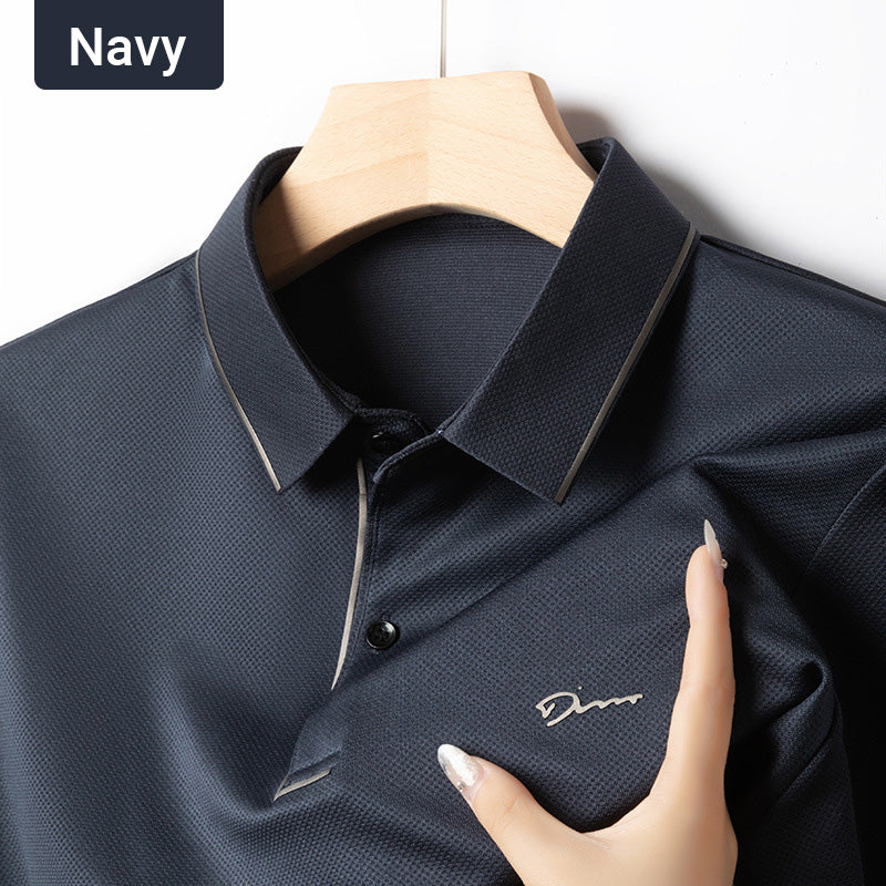 ✨New Arrival✨Men's Ice Silk Business Casual Lapel Shirt-11