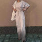 ✨New Arrival✨【🔥2-piece set】💖Women's Round Neck T-Shirt and Trousers Two-Piece Suit-1