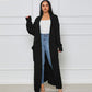 ✨New Arrival✨Women's Cable Knit Long Cardigan with Pockets-2