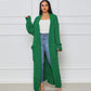 ✨New Arrival✨Women's Cable Knit Long Cardigan with Pockets-1