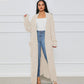 ✨New Arrival✨Women's Cable Knit Long Cardigan with Pockets-4
