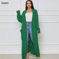 ✨New Arrival✨Women's Cable Knit Long Cardigan with Pockets-13
