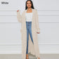 ✨New Arrival✨Women's Cable Knit Long Cardigan with Pockets-12
