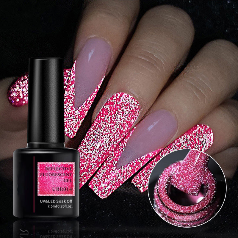 ✨BUY 1 FREE 1✨Shiny Reflective Fluorescent Gel Nail Polish-1