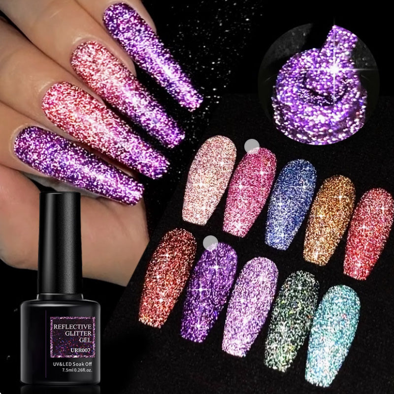 ✨BUY 1 FREE 1✨Shiny Reflective Fluorescent Gel Nail Polish-5
