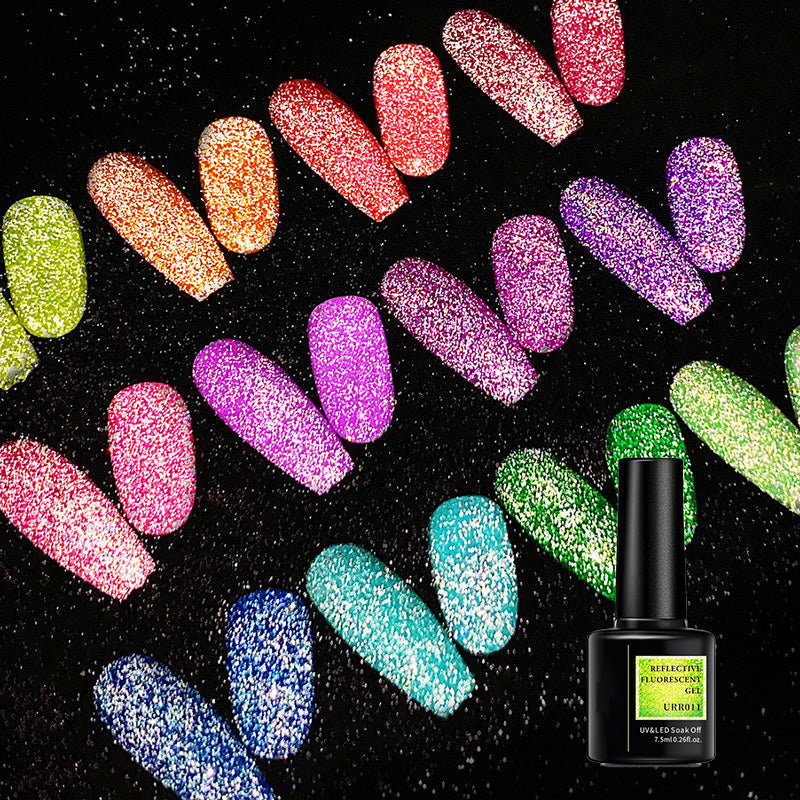 ✨BUY 1 FREE 1✨Shiny Reflective Fluorescent Gel Nail Polish-3