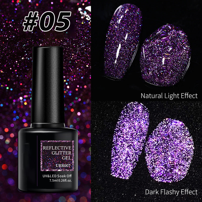 ✨BUY 1 FREE 1✨Shiny Reflective Fluorescent Gel Nail Polish-12