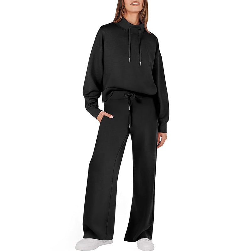 🍁Autumn New Releases🍁Women's 2 Piece Cozy Breathable Casual Sportswear Set-10