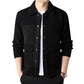 ✨New Arrival✨Men’s Casual Button Tweed Jacket with Lapel Collar-5
