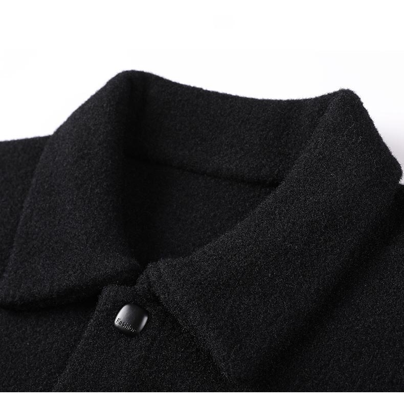 ✨New Arrival✨Men’s Casual Button Tweed Jacket with Lapel Collar-10