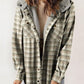 Autumn and Winter Series 44% OFF❄️Women's Winter Trendy Plaid Hooded Jacket💖-2