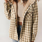 Autumn and Winter Series 44% OFF❄️Women's Winter Trendy Plaid Hooded Jacket💖-12