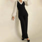 ✨New Arrival✨Women's Striped Lapel Long Sleeve Jumpsuits-5