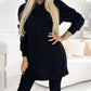 🎁Women's Fashion Solid Color Hoodie And Lined Leggings Two-Piece Set-9