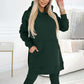 🎁Women's Fashion Solid Color Hoodie And Lined Leggings Two-Piece Set-10
