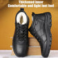 🔥Men's Padded Thickened Warm Leather Shoes-1