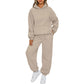 ✨New Arrival✨Casual Hooded Long-Sleeve Tops ＆ Pants 2-Piece Set-9