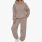 ✨New Arrival✨Casual Hooded Long-Sleeve Tops ＆ Pants 2-Piece Set-13