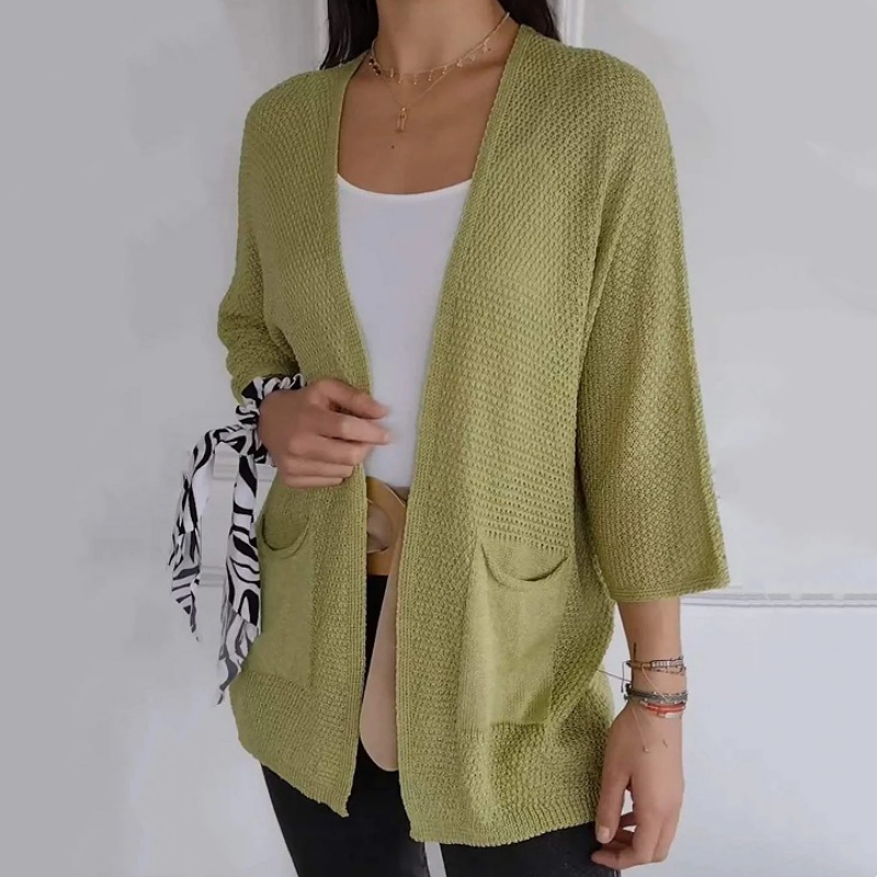 🔥Limited Time 50% OFF🔥Women's Casual Knitted Open Front Coat-4