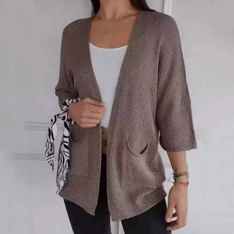 🔥Limited Time 50% OFF🔥Women's Casual Knitted Open Front Coat-5
