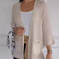 🔥Limited Time 50% OFF🔥Women's Casual Knitted Open Front Coat-10