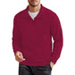 ✨New Arrival✨Men's Long Sleeve Quarter Zip Pullover Sweater-3