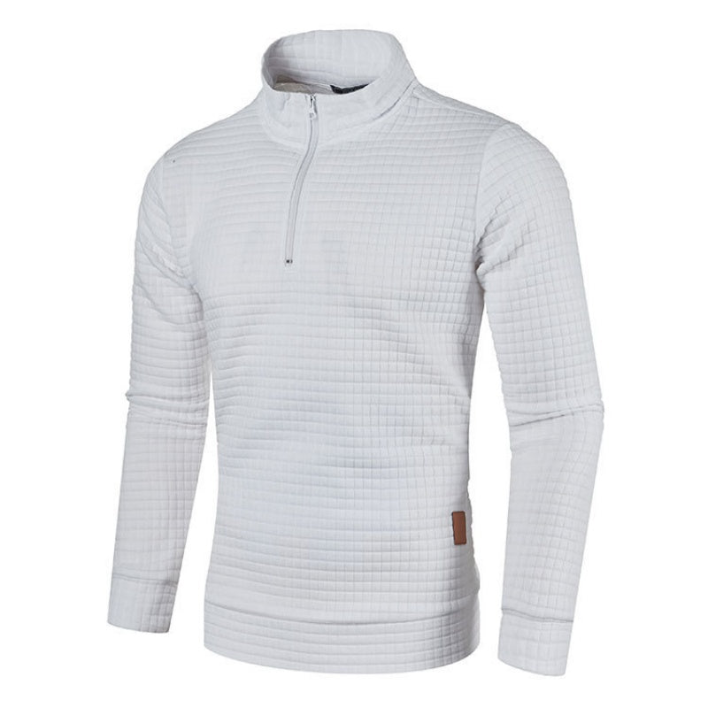 ✨New Arrival✨Men's Long Sleeve Quarter Zip Pullover Sweater-7